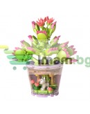 Комплект строителни блокове лего с 3D мотиви, цвете 172 броя